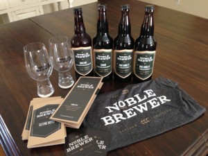 Noble Brewer sends quarterly shipments of homebrew to your door.